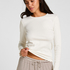 Long-Sleeved Pyjama Top, White
