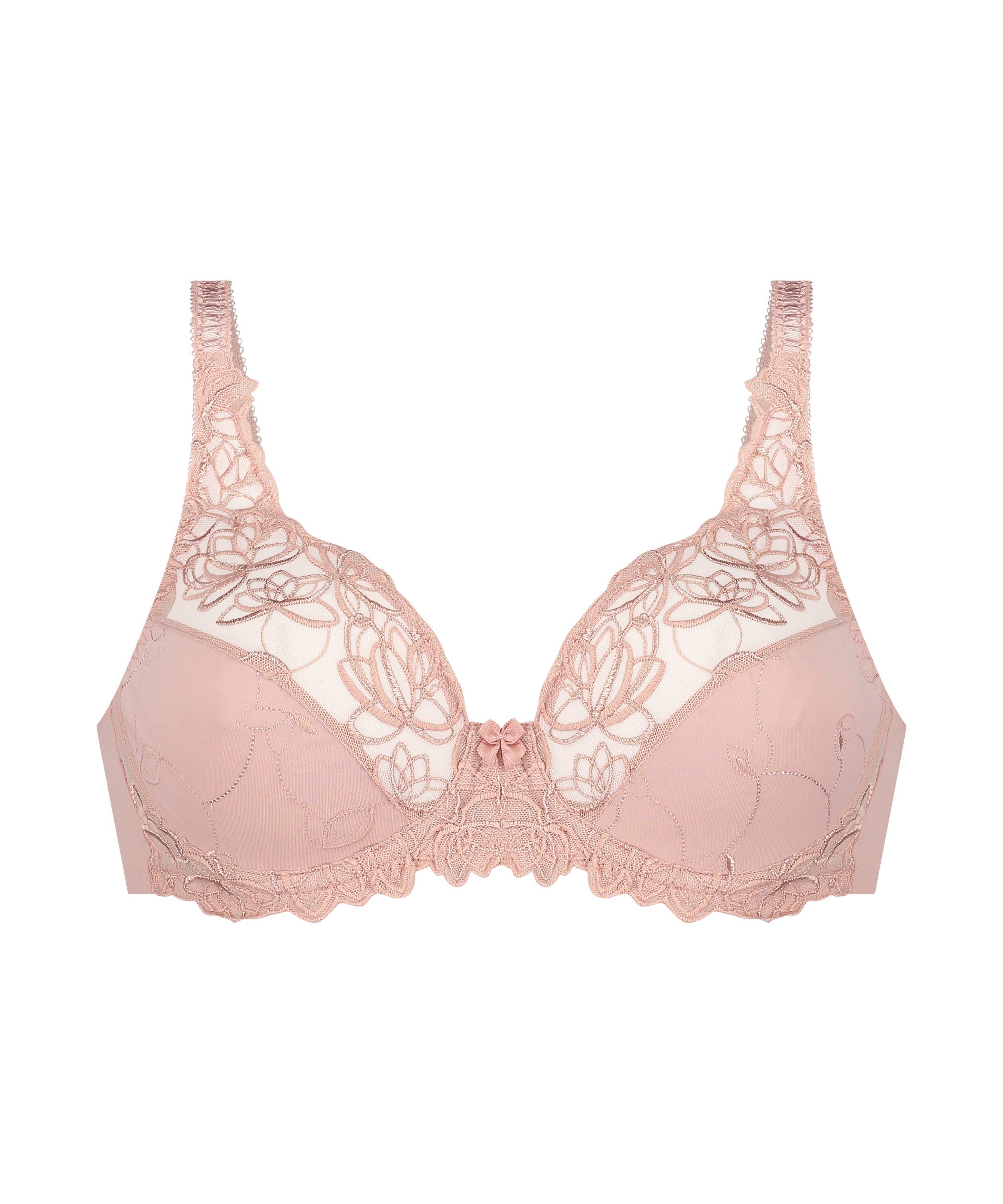 Diva Non-Padded Underwired Bra, Pink, main