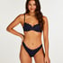 Marine Padded Underwired Bra, Blue