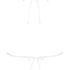 Maldives triangle bikini top, White