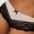 Lacey Microfibre Brazilian, Black