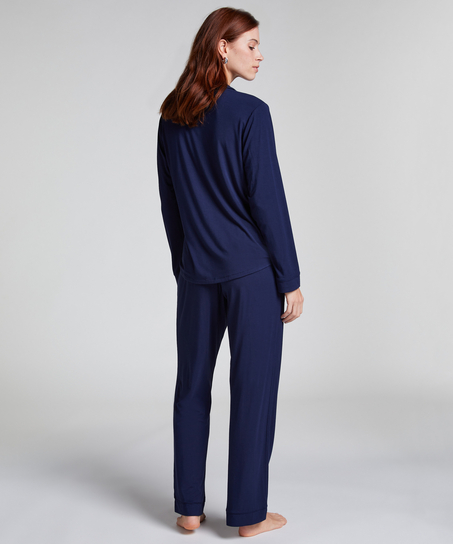 Essential Jersey Long-Sleeved Jacket, Blue