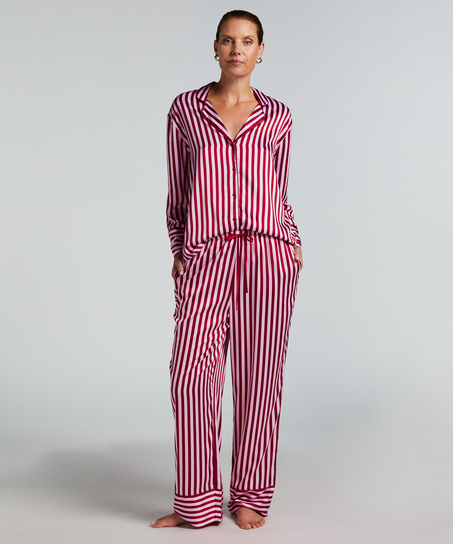 Satin Trousers, Pink