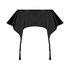 Private leather-look suspenders, Black