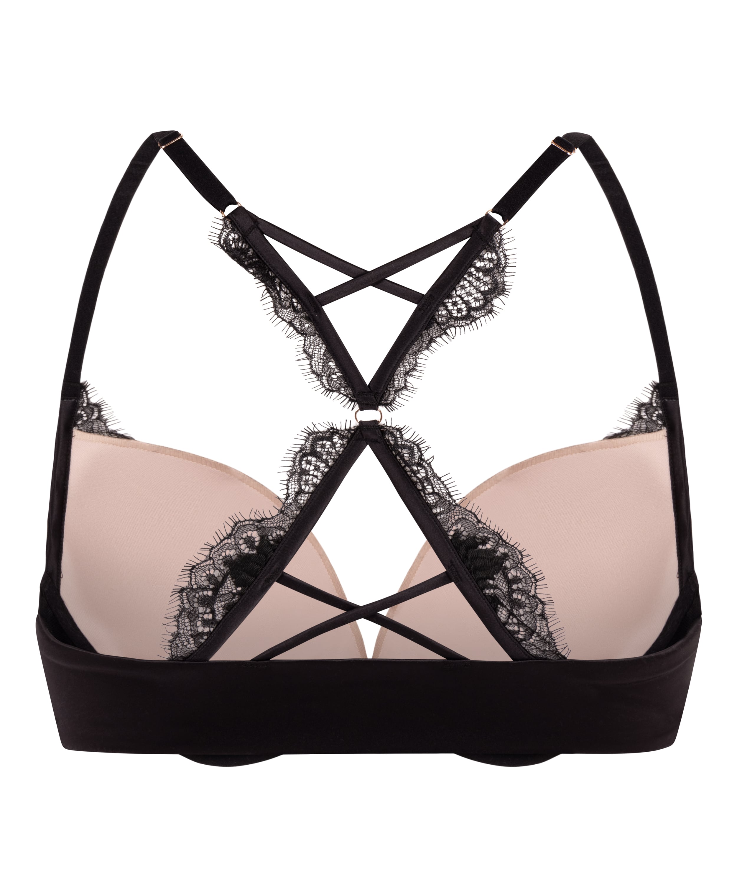 Cynthia Padded Underwired Bra, Black, main