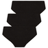 Multipack Cotton Short, Black