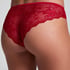 Invisible Lace Back Brazilian, Red