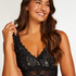 Nora Lace Slip Dress, Black