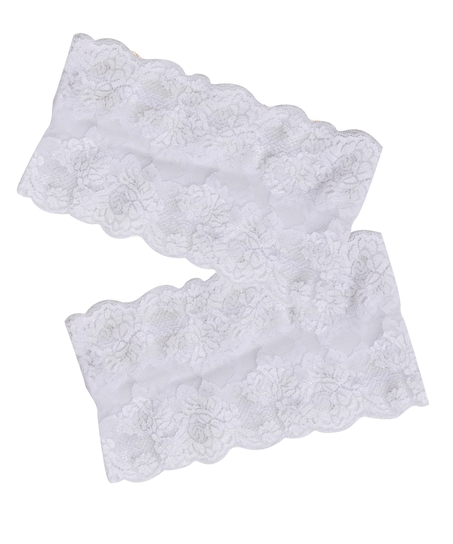 Lace Thigh Bands, White