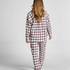 Flannel Pyjama Top, White
