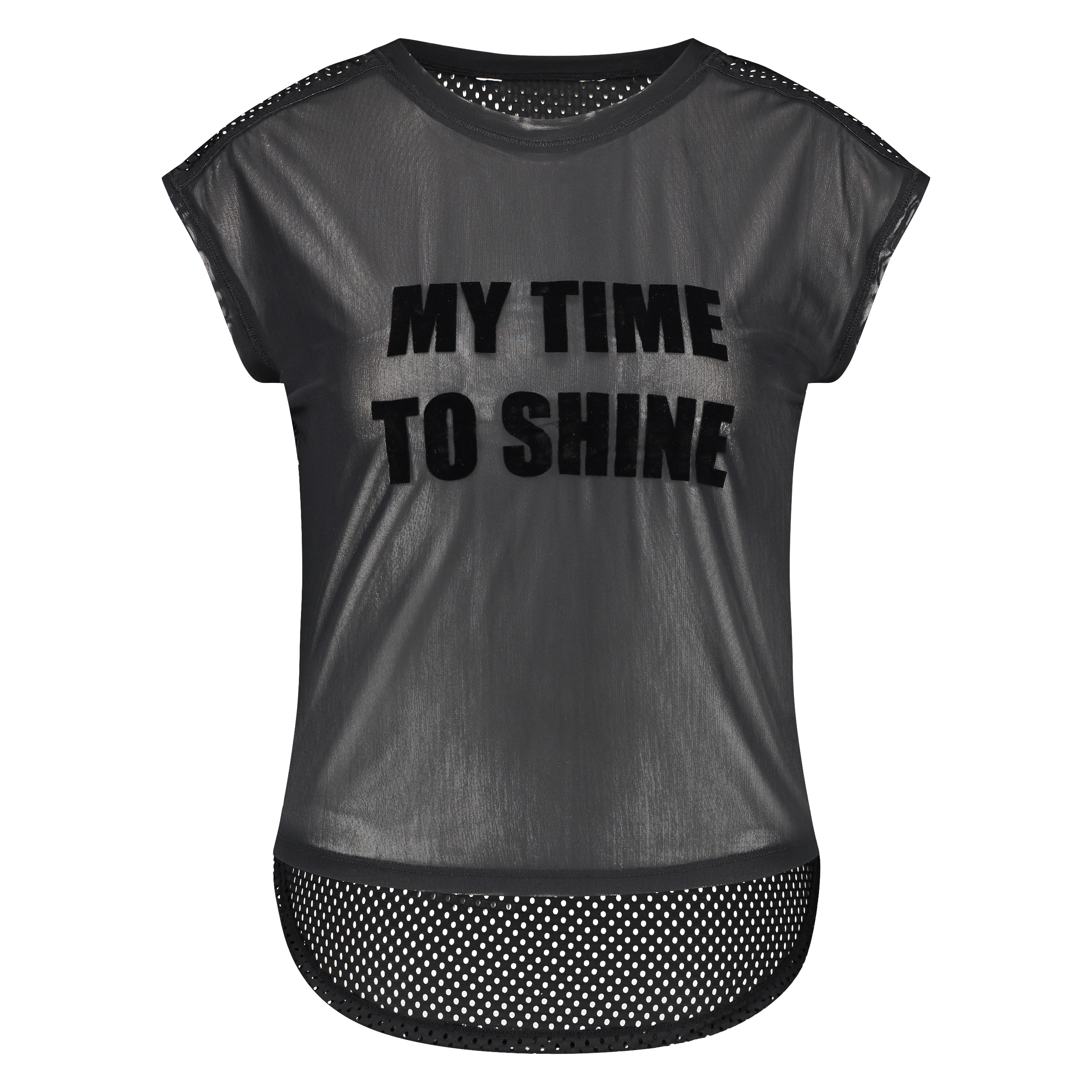 HKMX Time to shine Sports top, Black, main
