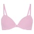 Plunge Padded Underwired Bra, Pink