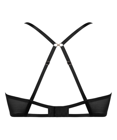 Cinnamon Non-Padded Underwired Bra, Black