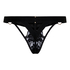 Emmeline Highleg Thong, Black