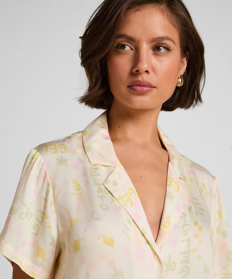 Satin Jacket, White