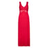 Slipdress Nora Lace Long, Red