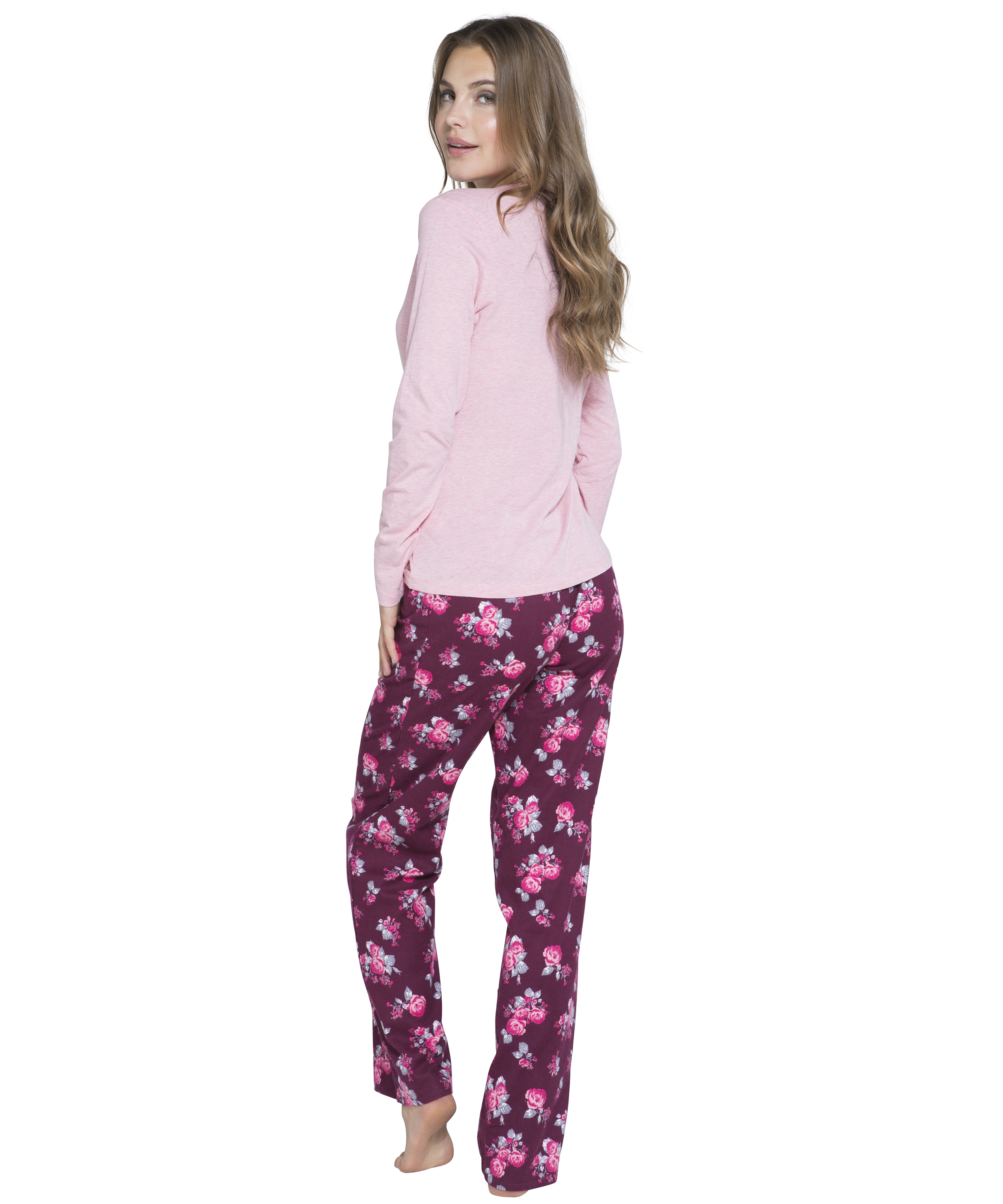 Shyla Pants Flower, Purple, main