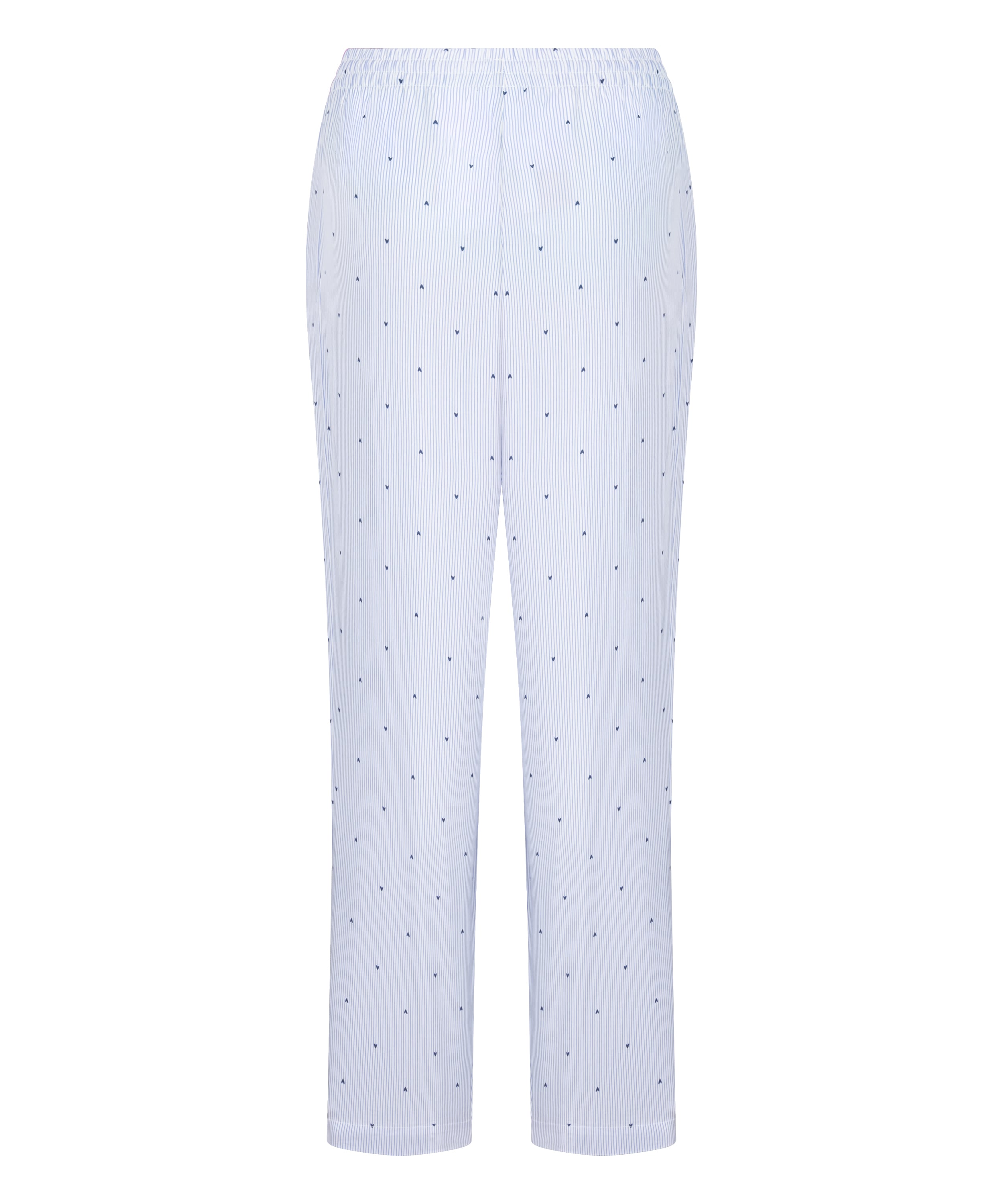 Pant Cotton Stripe Heart, Blue, main