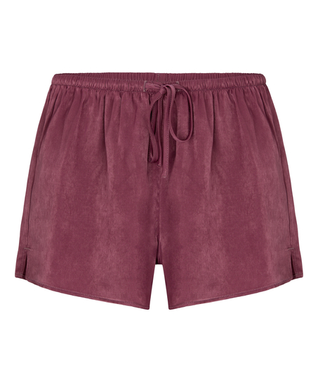 Ayla Satin Shorts, Purple