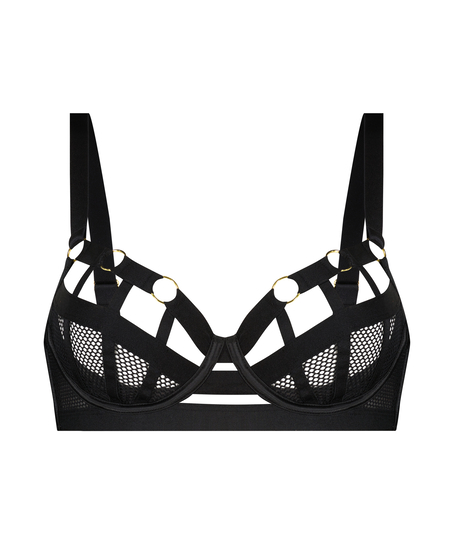 Sting Non-Padded Underwired Bra, Black