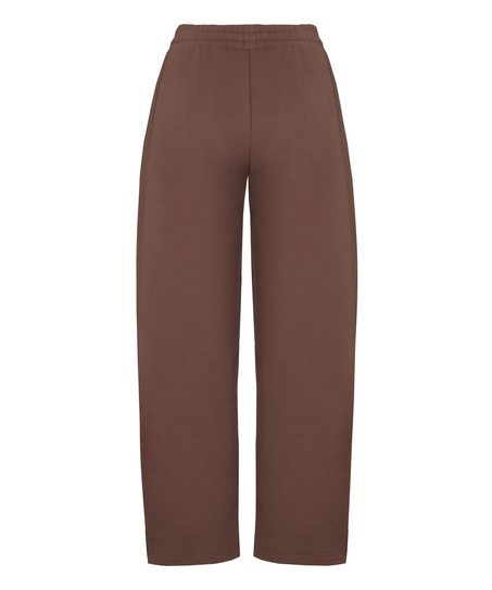 Pants Barrel Brushed Sweat, Brown