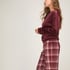 Velvet Pyjama Set, Purple