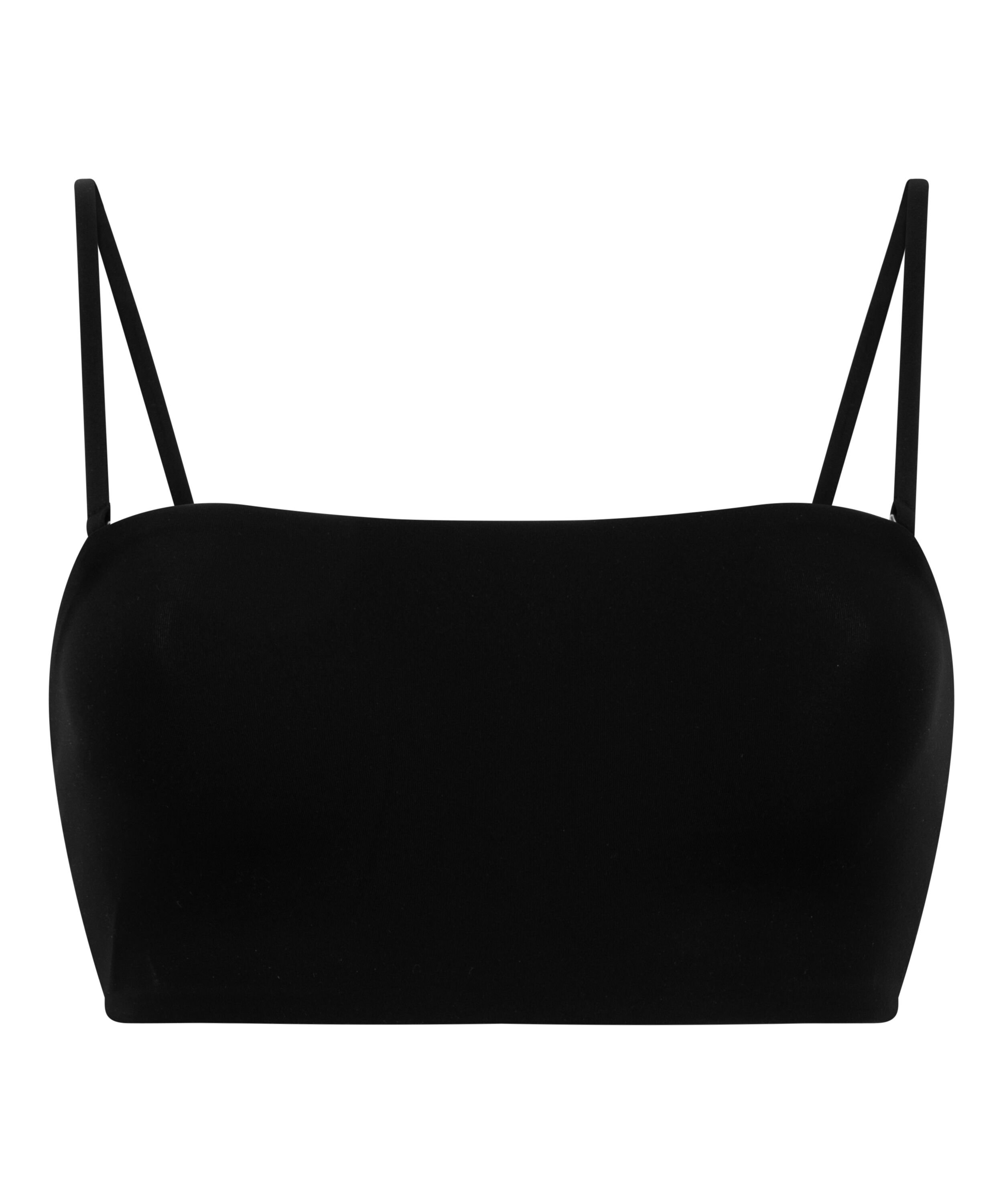 Smooth Bandeau Bralette, Black