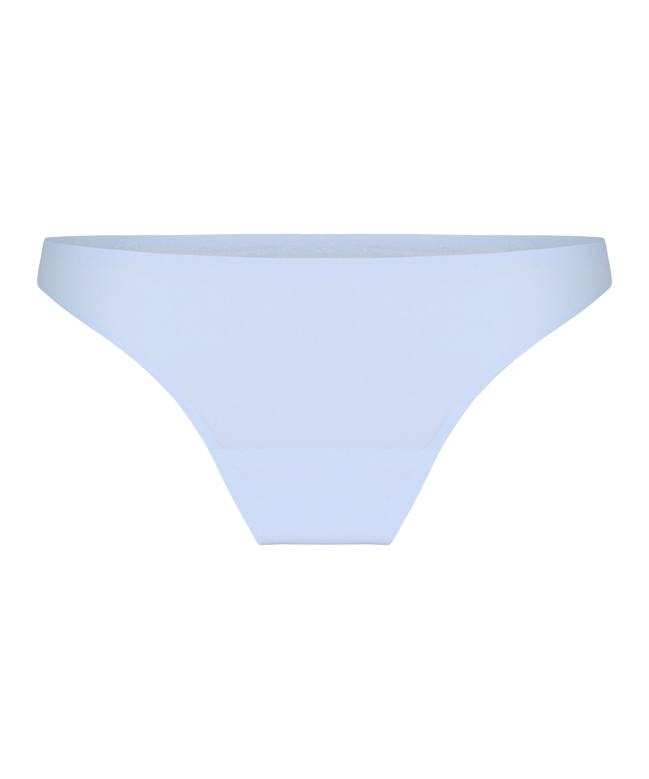 Lace Back Invisible Thong, Purple