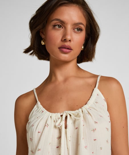 Muslin Slipdress, White