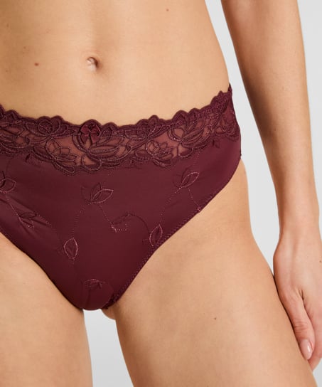 Diva High Knickers, Red