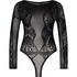 Scallop Floral Body, Black