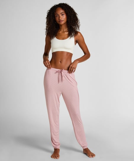 Jersey Pyjama Pants, Pink