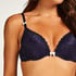 Maya Padded Underwired Push-Up Bra, Blue
