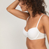 Demi Padded Underwired Bra, White
