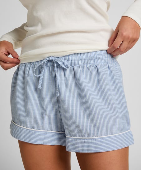 Cotton shorts, Blue