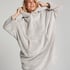 Flannel Fleece Hoodie, Gray