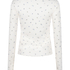 Daisy Pyjama Top, White