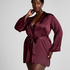 Satin Kimono, Red