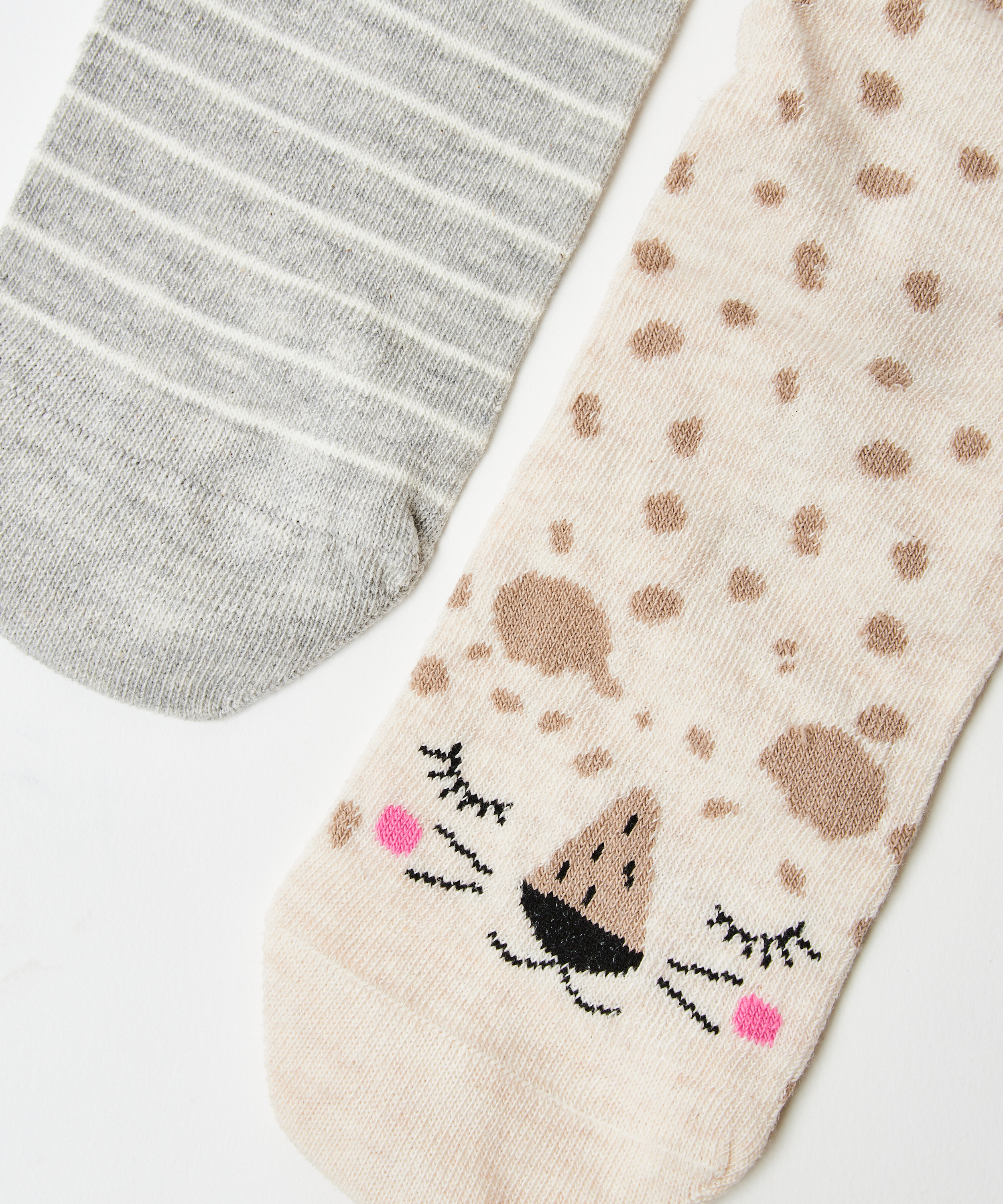 2 Pairs Of Socks, White, main