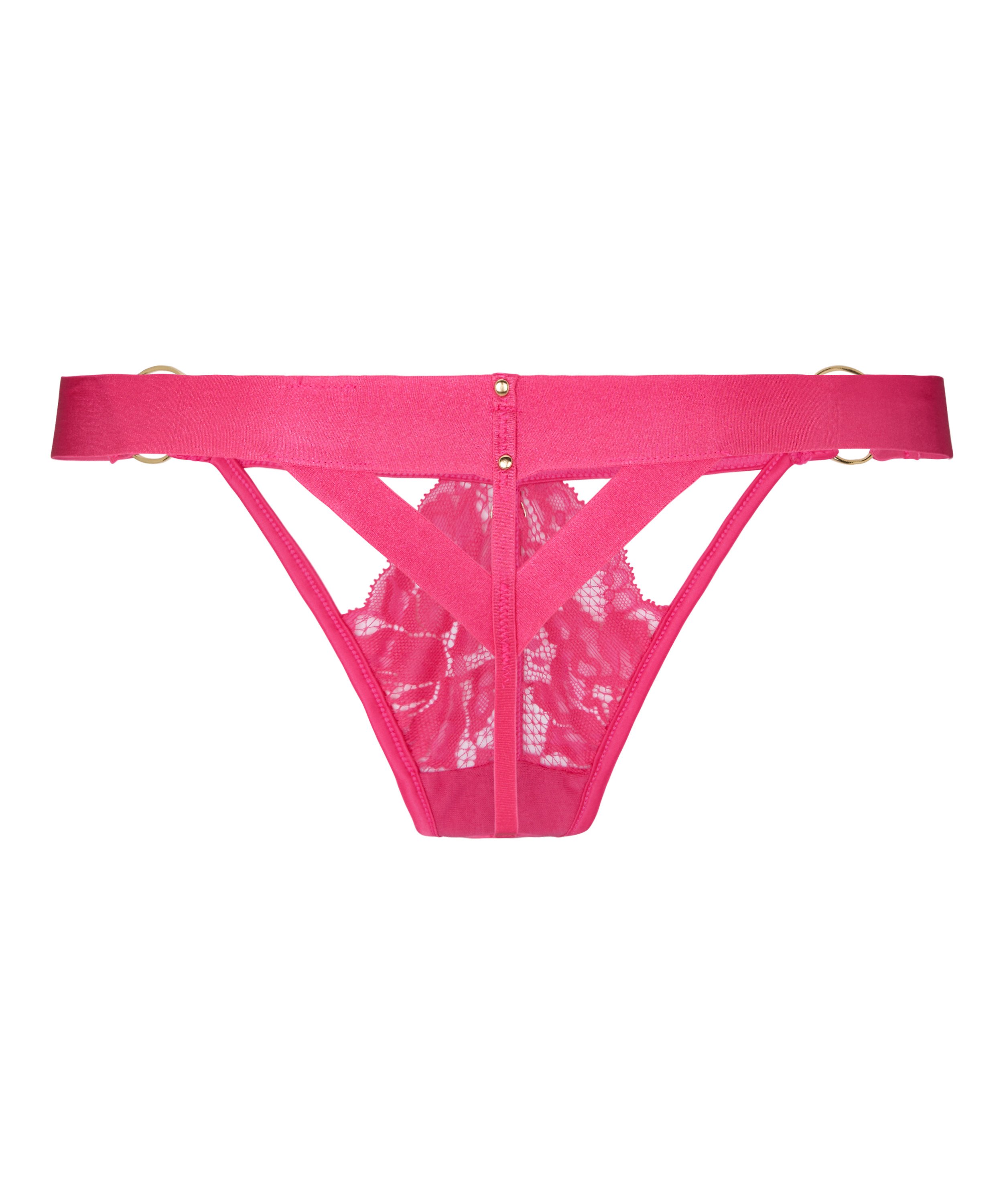 Emmeline Highleg Thong, Pink, main