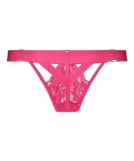 Emmeline Highleg Thong, Pink