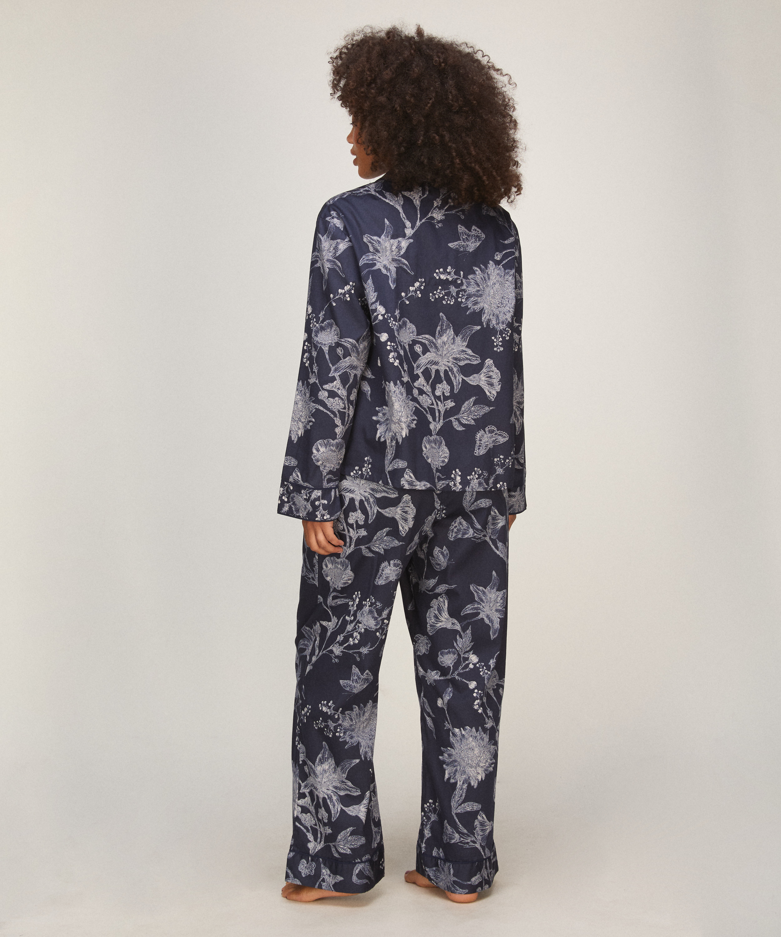 Jacket Sateen , Blue, main