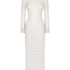 Crochet Maxi Dress, White