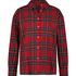 Flannel Pyjama Top, Red