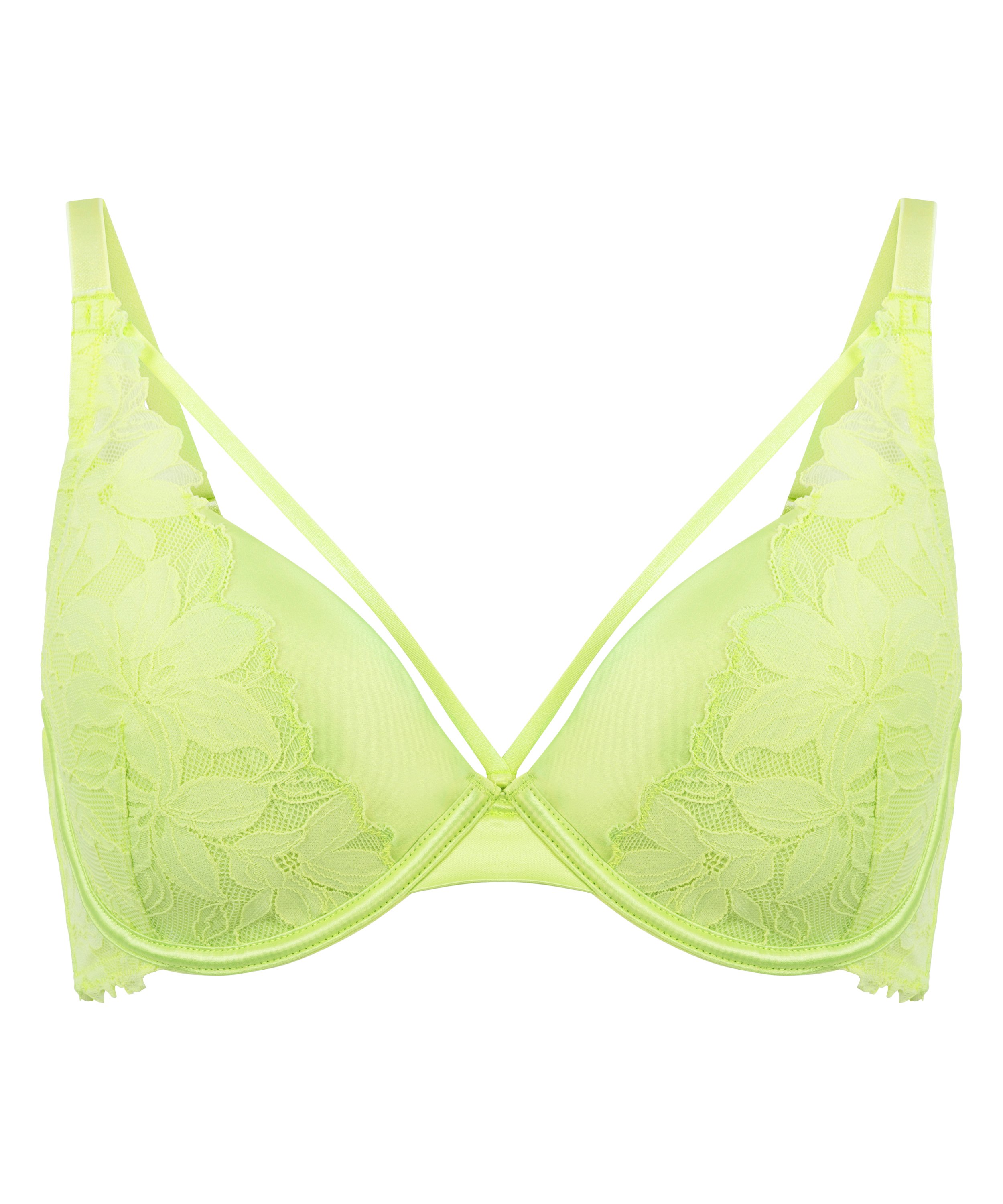Ingrid Padded Underwired Bra, Green, main