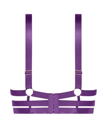Sadie Non-Padded Longline Underwired Bra, Purple