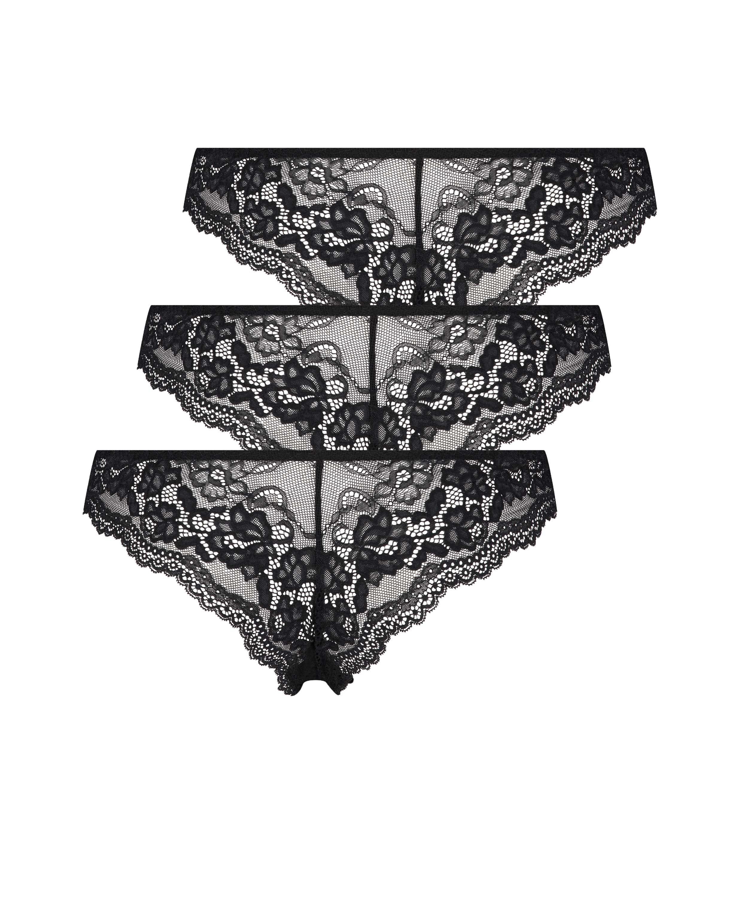 3-pack Chelsea Brazilian, Black, main