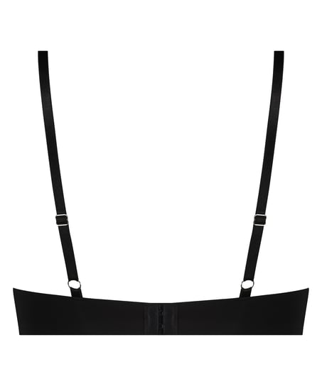 Lea Padded Underwired Push-Up Bra, Black