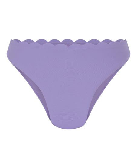 Scallop Rio Bikini Bottoms, Purple