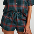 Twill pyjama set, Green